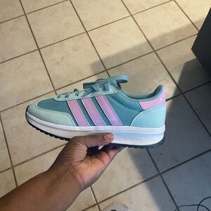 Adidas Run 70s Sneakers in Blue and Pink